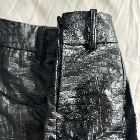 Forever21 Faux Leather Skort, Wrap Skirt - Picture 5 of 5